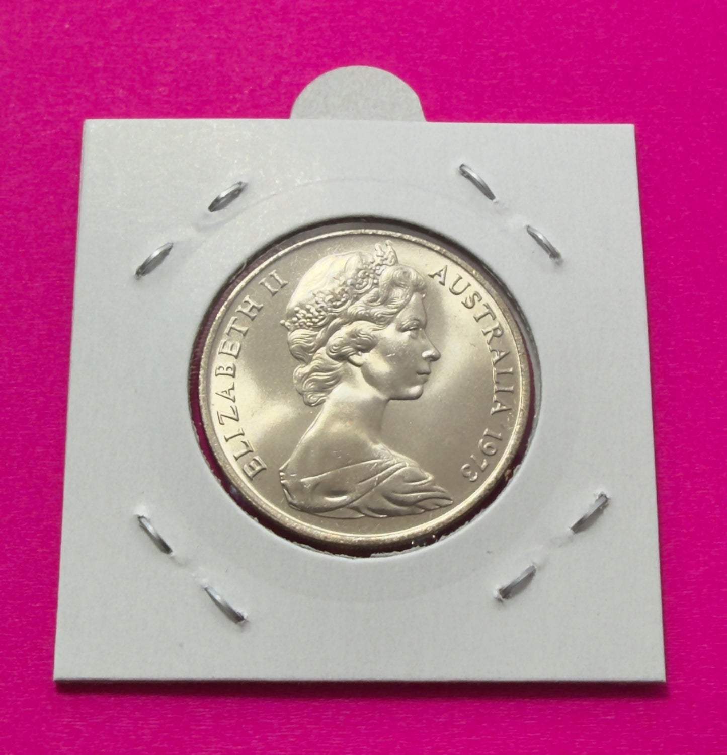 1973 20 Cent Coin - Uncirculated - Twenty Cent - 20c - comes in 2x2