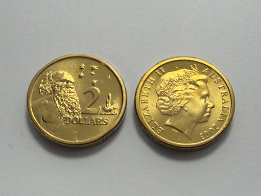 2003 $2 Coin - Choice Uncirculated - ex mint set - Elder Coin - comes in 2x2