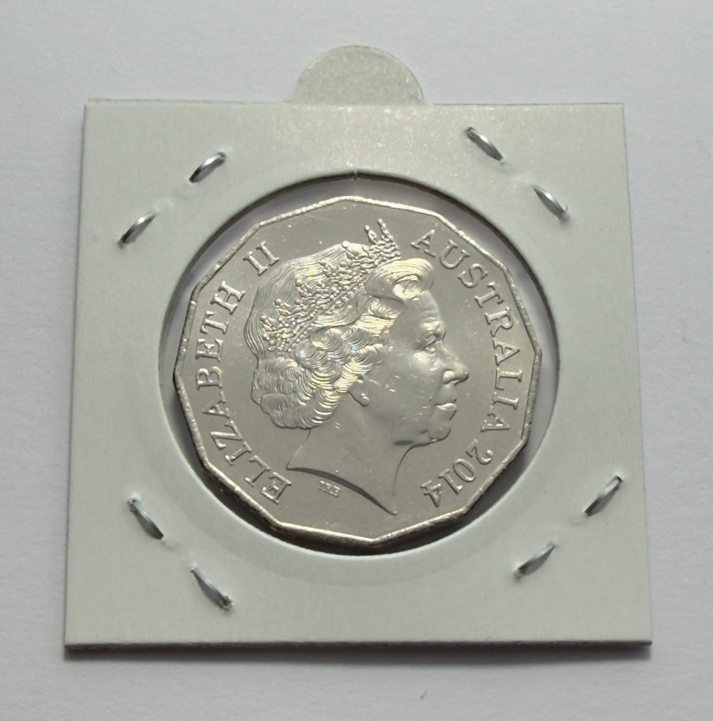 2014 AIATSIS 50 Cent Coin - Uncirculated - Fifty Cent Coin - comes in 2x2