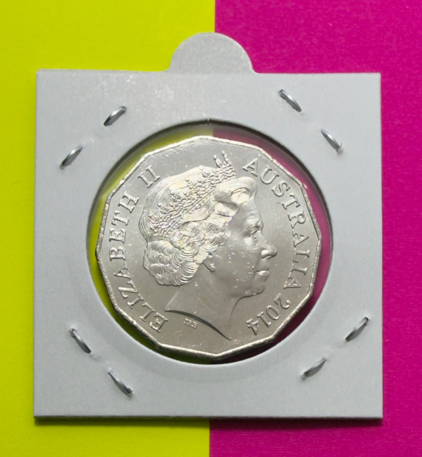 2014 AIATSIS 50 Cent Coin - Uncirculated - Fifty Cent Coin - comes in 2x2