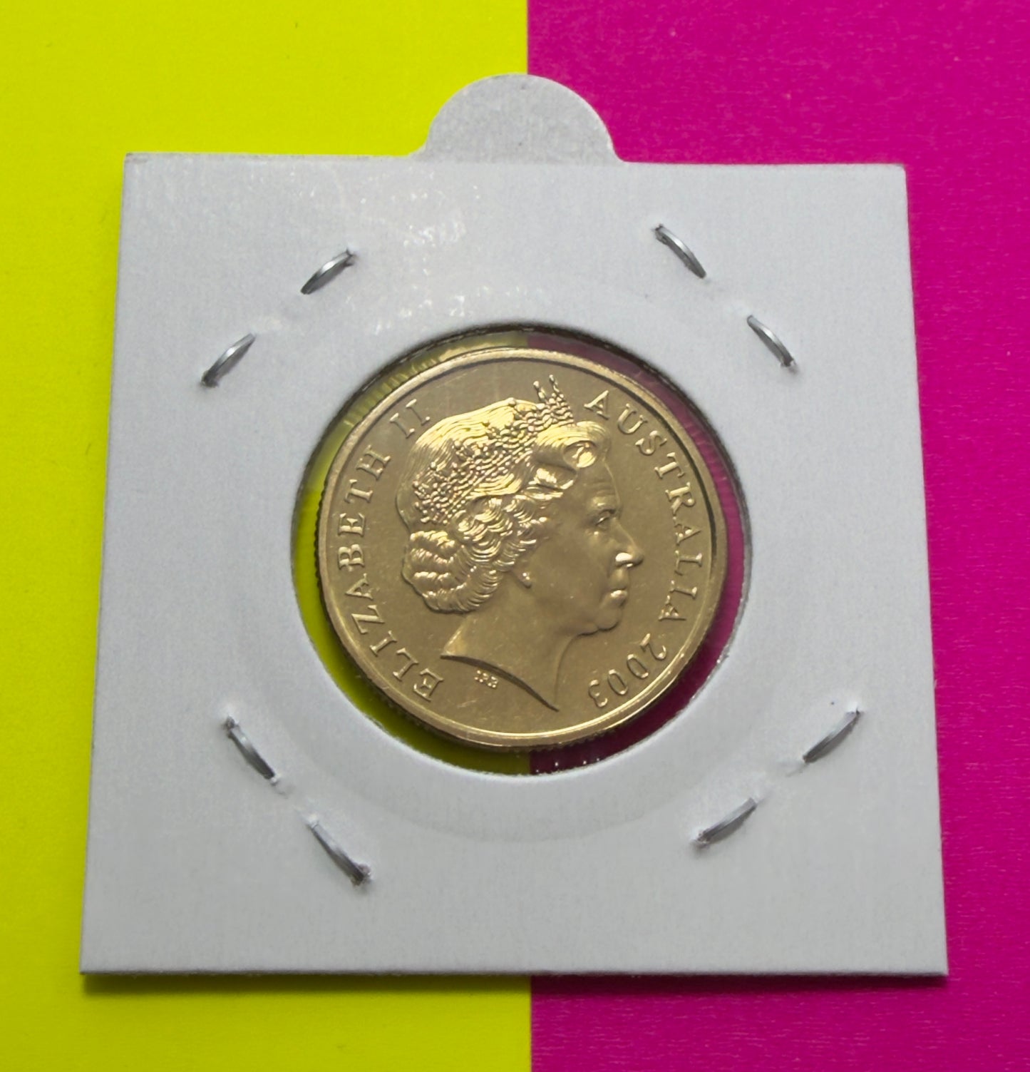 2003 $1 Coin - Uncirculated - For Service Australia's Vietnam Forces - in 2x2