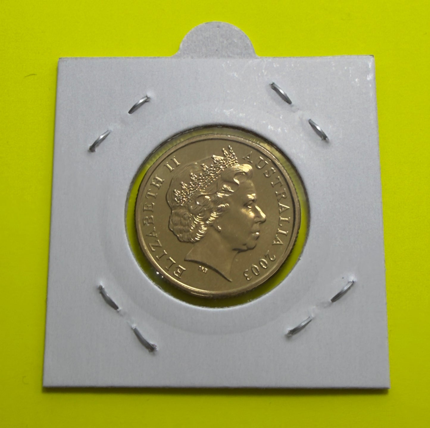 2003 $1 Coin - Uncirculated - For Service Australia's Vietnam Forces - in 2x2