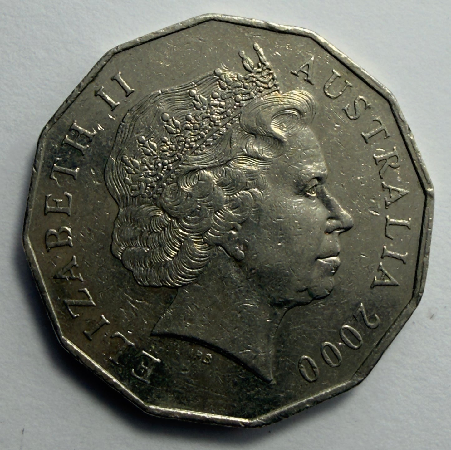 2000 50 Cent Coin - INCUSED Millennium Year - comes in 2x2 - #1