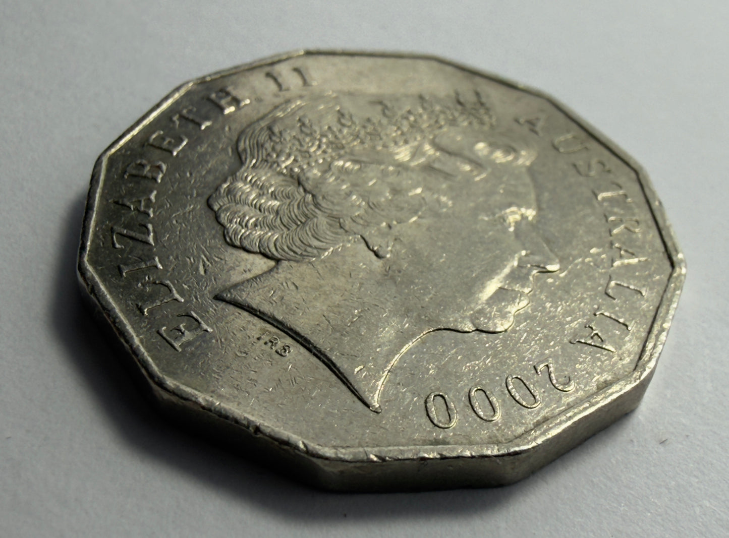 2000 50 Cent Coin - INCUSED Millennium Year - comes in 2x2 - #1