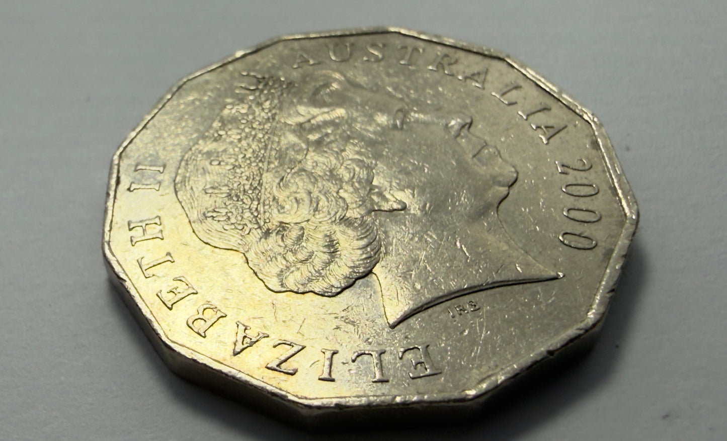 2000 50 Cent Coin - INCUSED Millennium Year - comes in 2x2 - #1