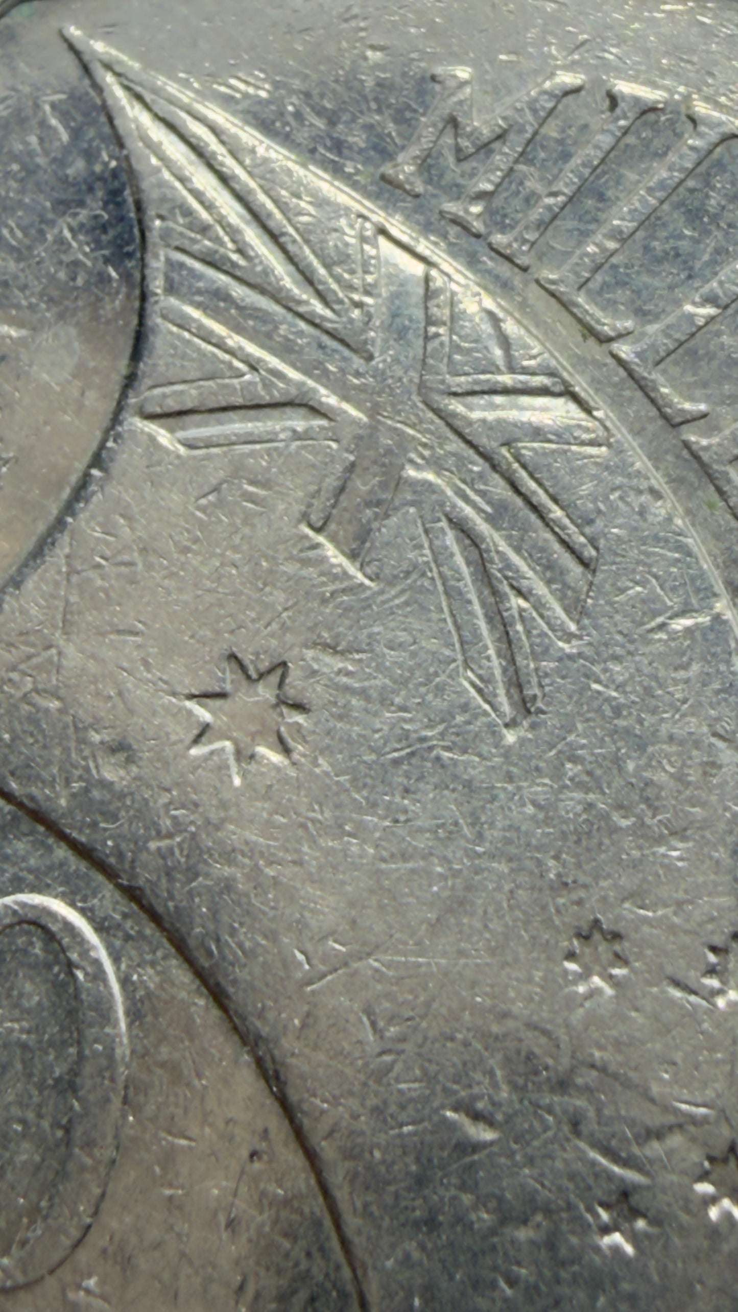 2000 50 Cent Coin - INCUSED Millennium Year - comes in 2x2 - #1