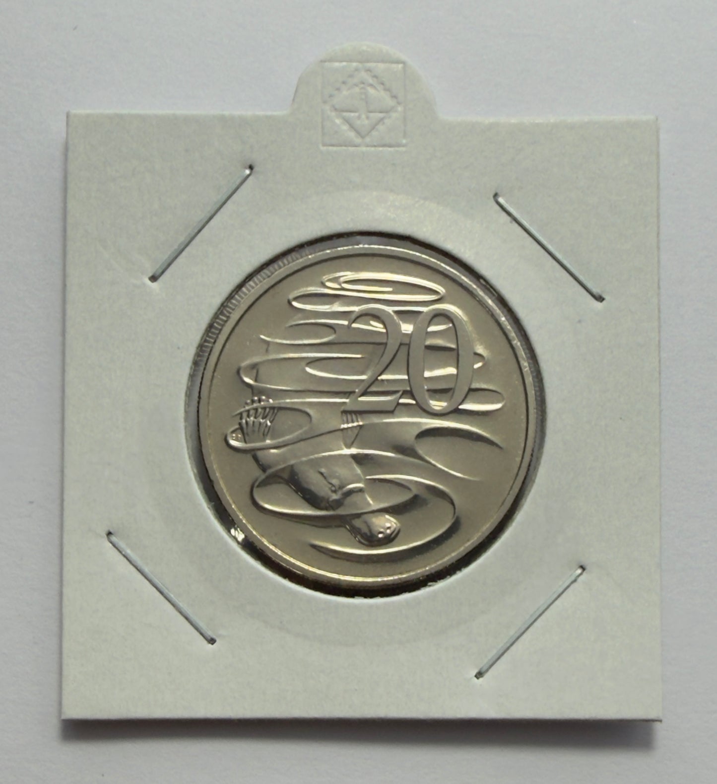 2001 20 Cent Coin - Platypus - Choice Uncirculated - ex mint set - comes in 2x2