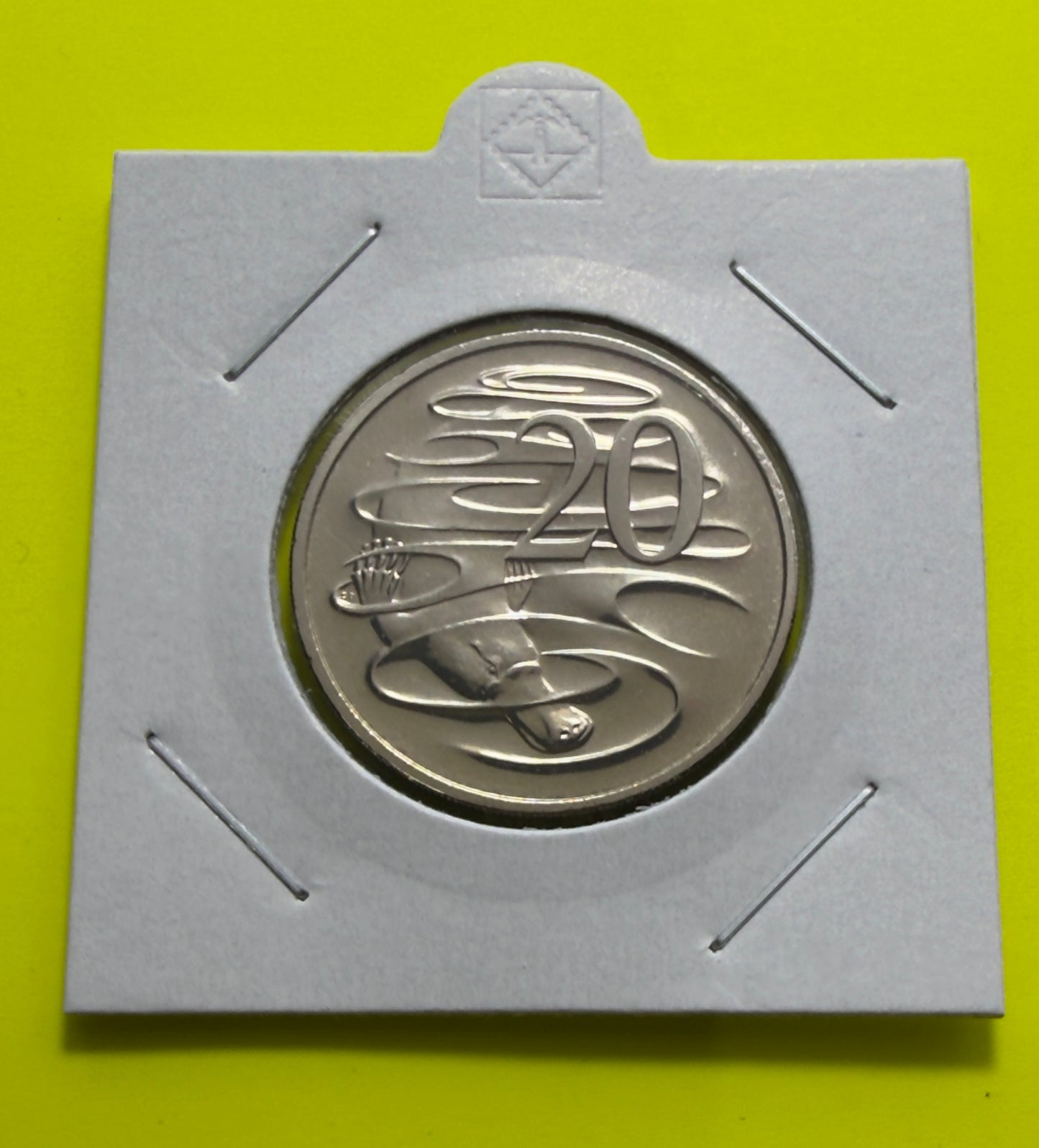 2001 20 Cent Coin - Platypus - Choice Uncirculated - ex mint set - comes in 2x2