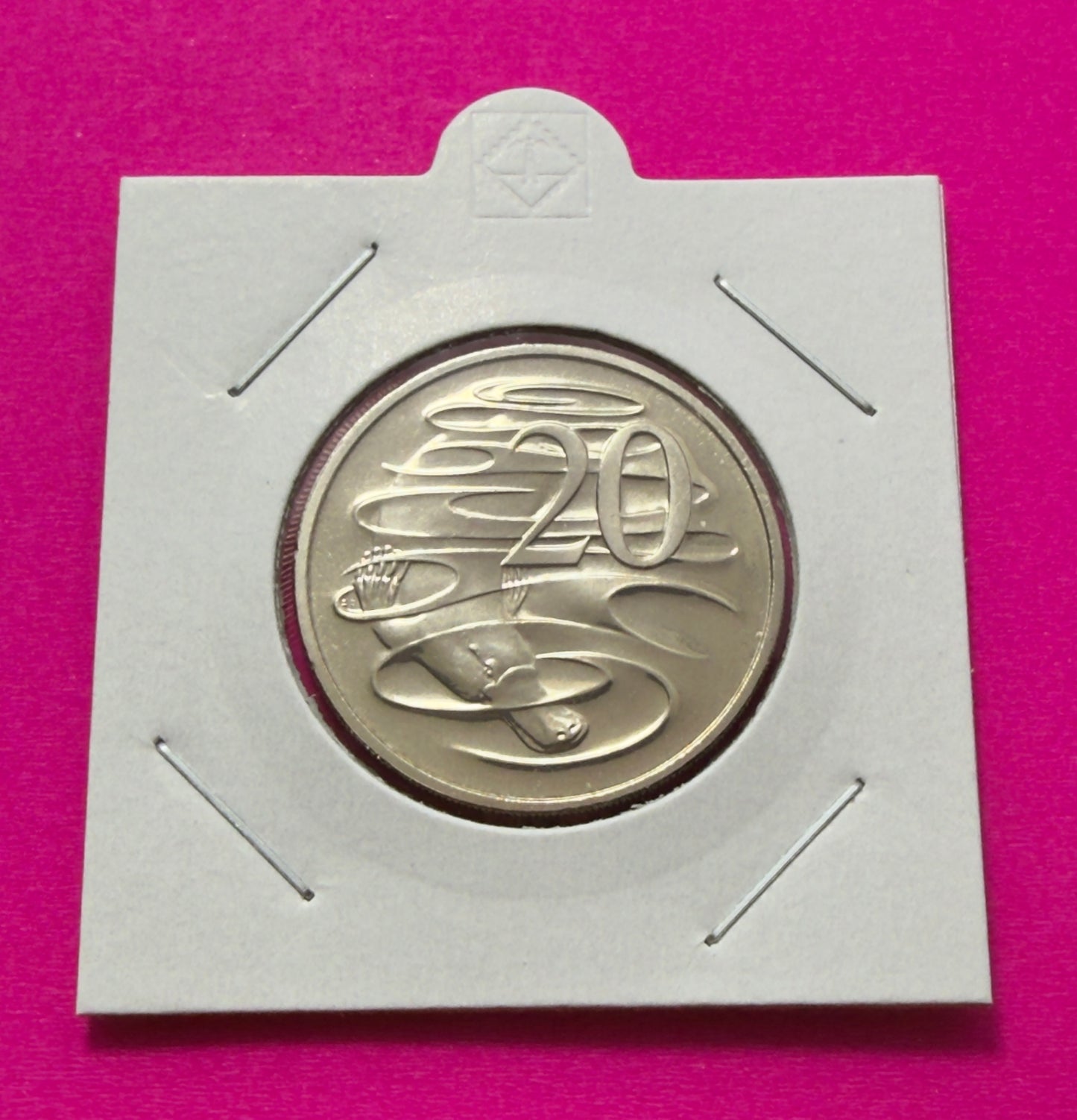2001 20 Cent Coin - Platypus - Choice Uncirculated - ex mint set - comes in 2x2
