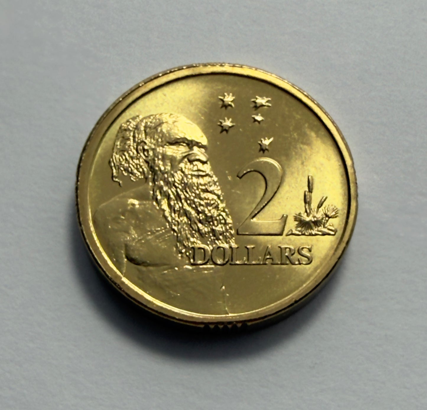 2001 $2 Elder Coin - Choice Uncirculated - ex mint set coin - comes in 2x2