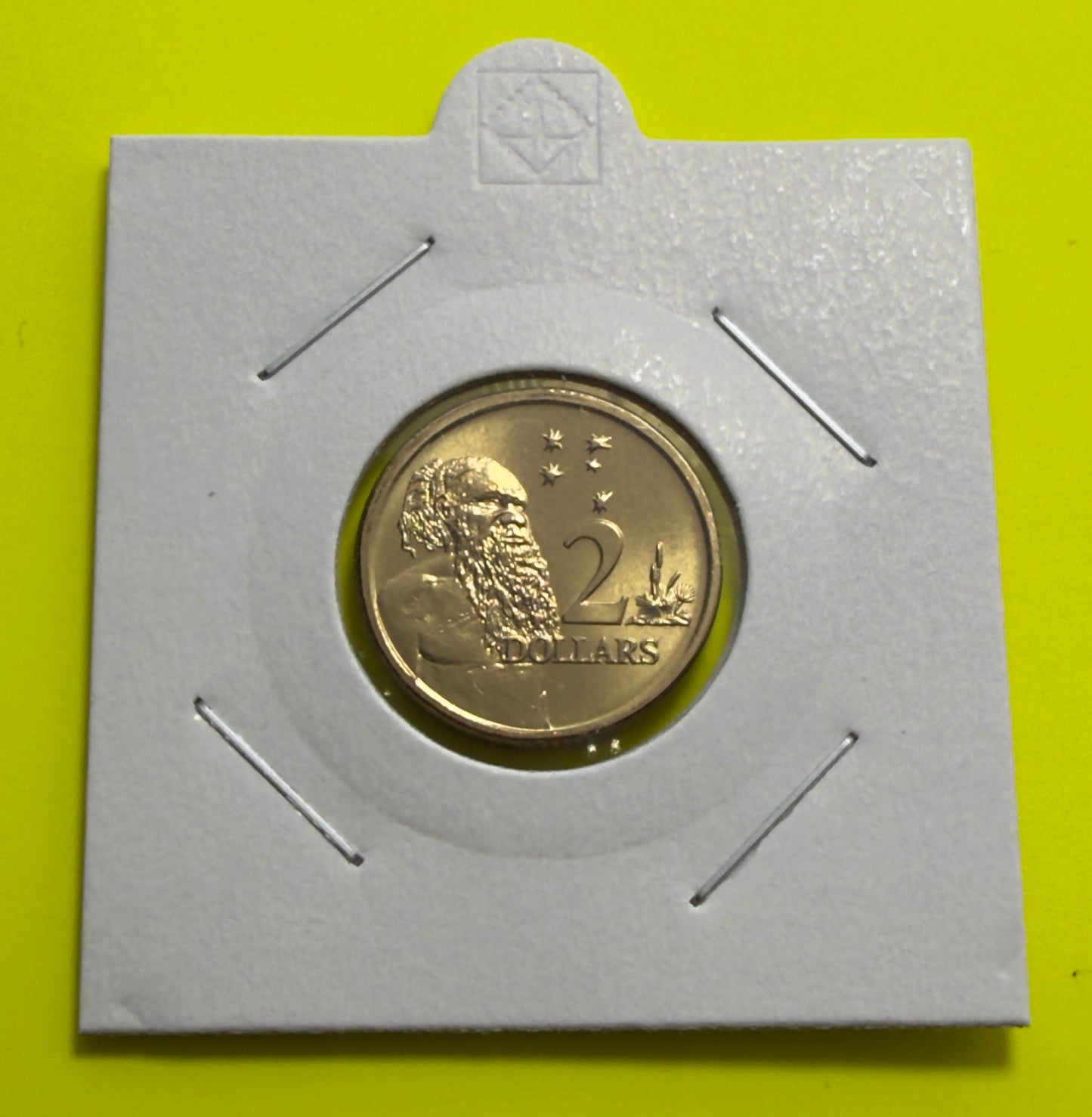 2001 $2 Elder Coin - Choice Uncirculated - ex mint set coin - comes in 2x2