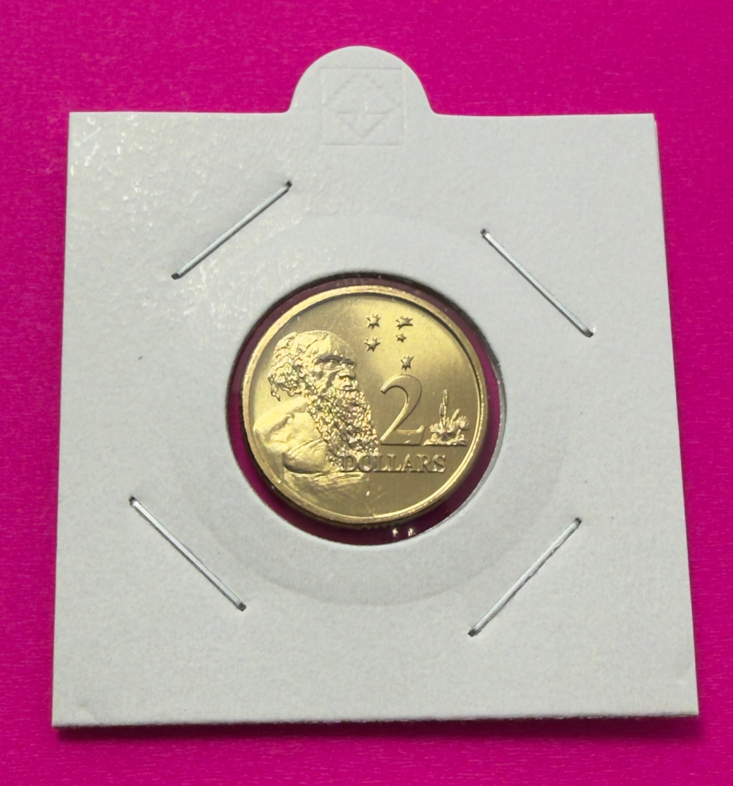 2001 $2 Elder Coin - Choice Uncirculated - ex mint set coin - comes in 2x2
