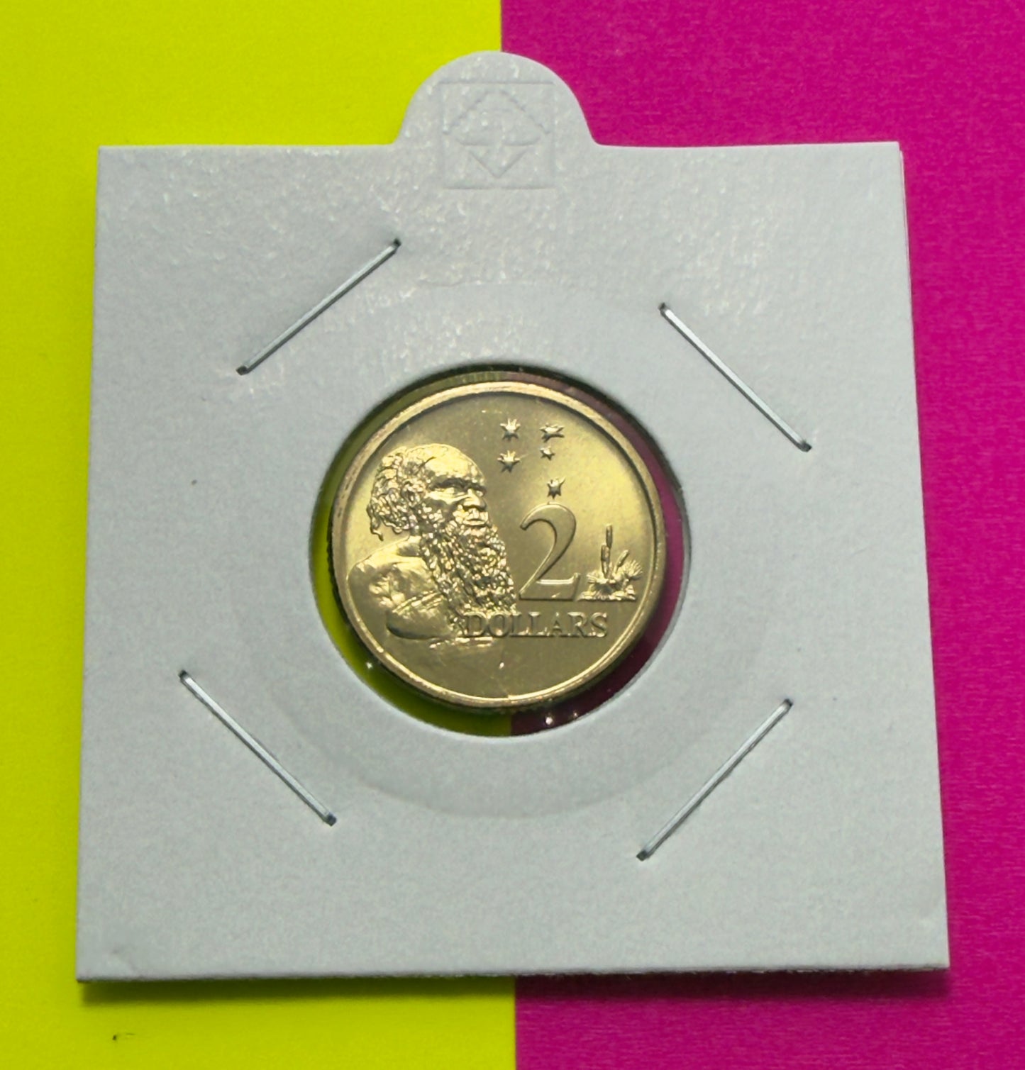2001 $2 Elder Coin - Choice Uncirculated - ex mint set coin - comes in 2x2