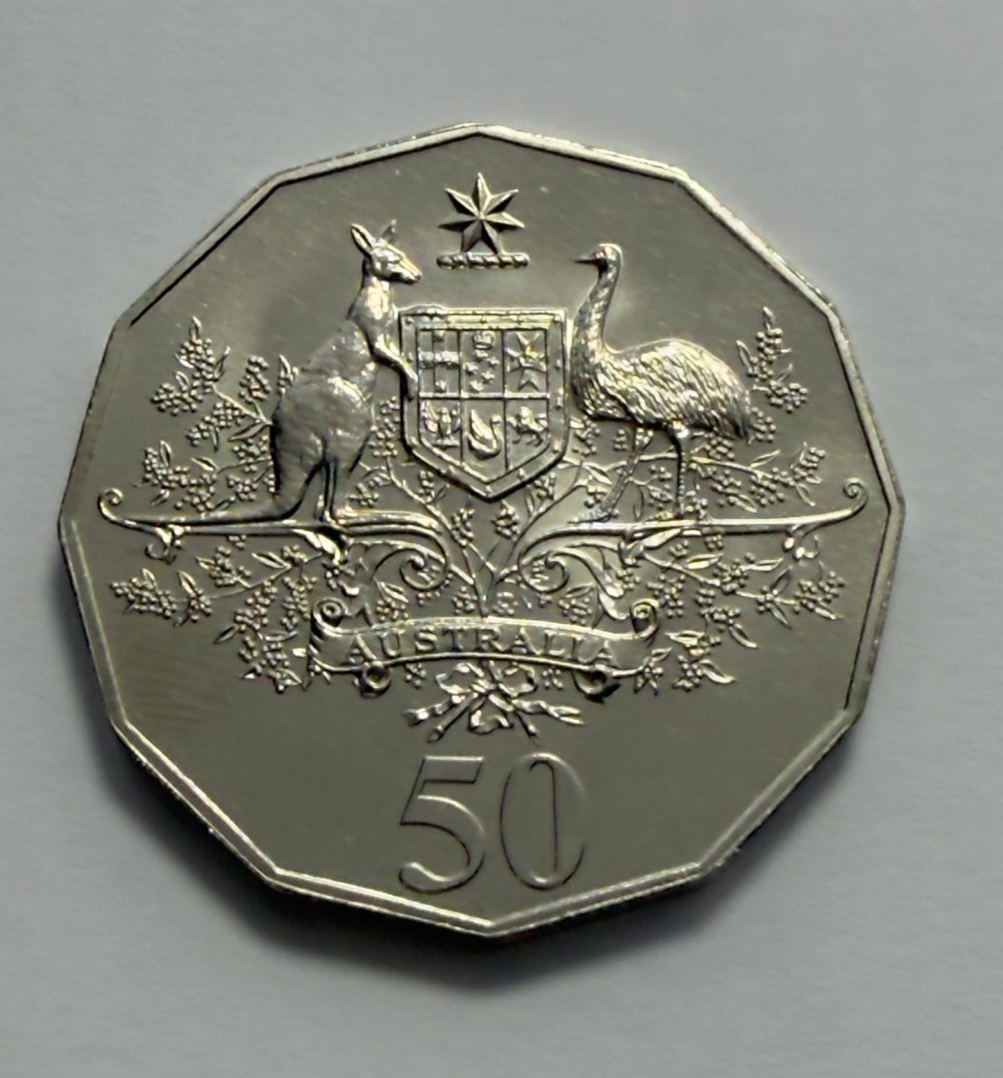 2001 50 Cent - Centenary of Federation - Choice Uncirculated - ex mint set - 2x2