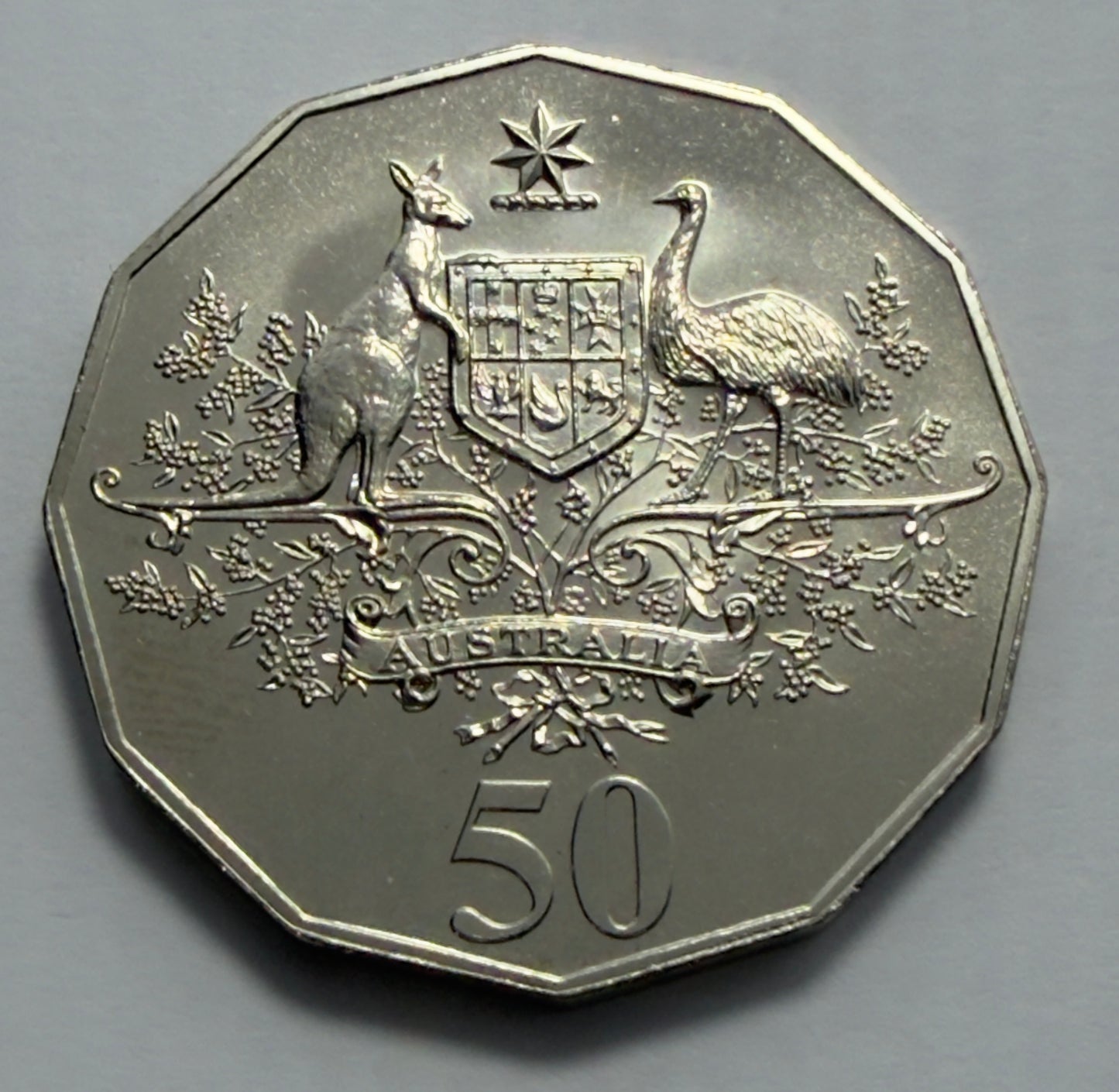 2001 50 Cent - Centenary of Federation - Choice Uncirculated - ex mint set - 2x2