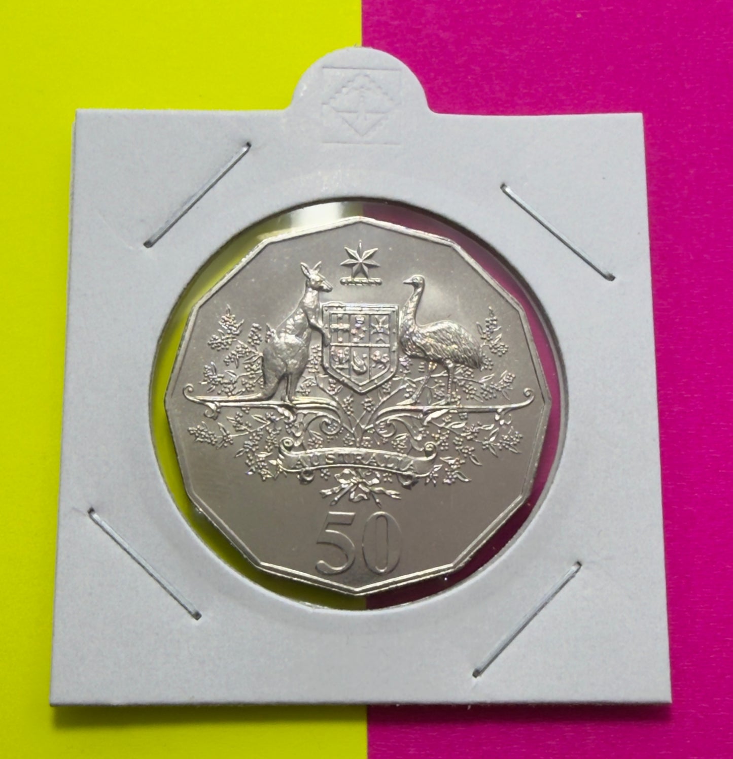 2001 50 Cent - Centenary of Federation - Choice Uncirculated - ex mint set - 2x2