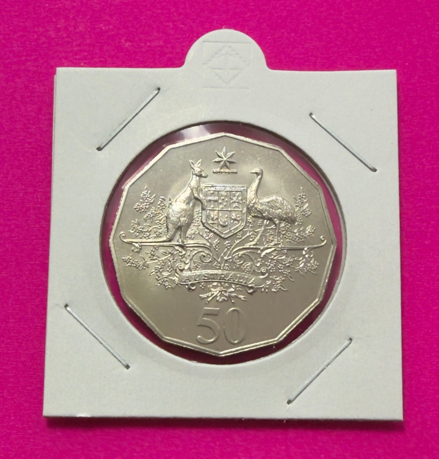 2001 50 Cent - Centenary of Federation - Choice Uncirculated - ex mint set - 2x2