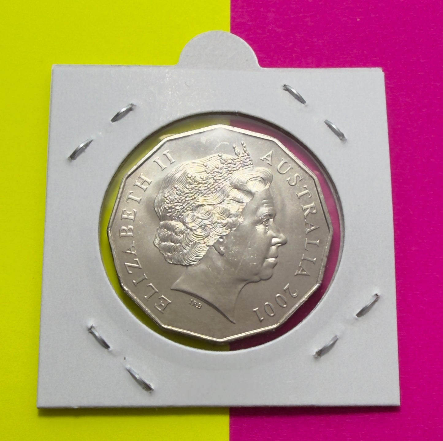 2001 50 Cent - Centenary of Federation - Choice Uncirculated - ex mint set - 2x2