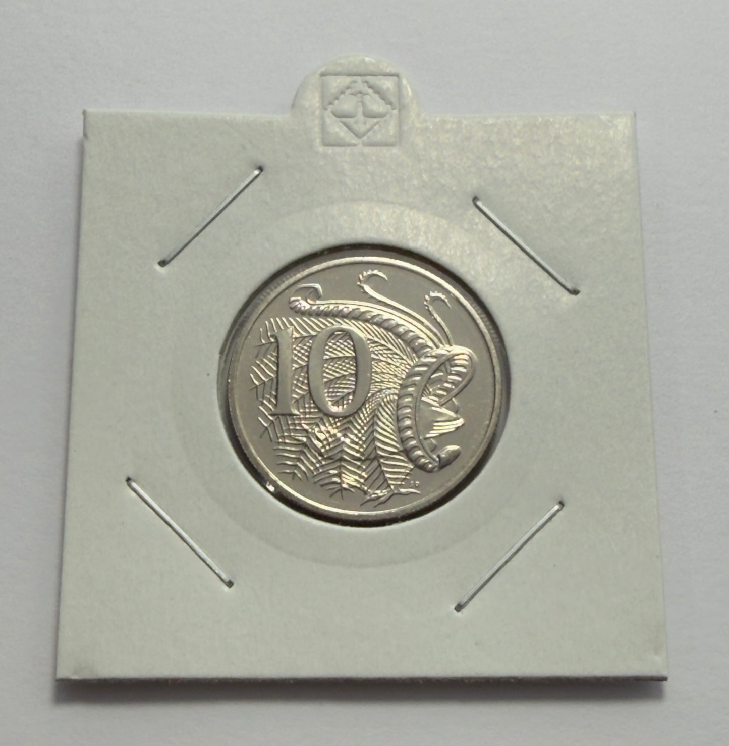 2001 10 Cent Coin - Choice Uncirculated - ex mint set coin - comes in 2x2
