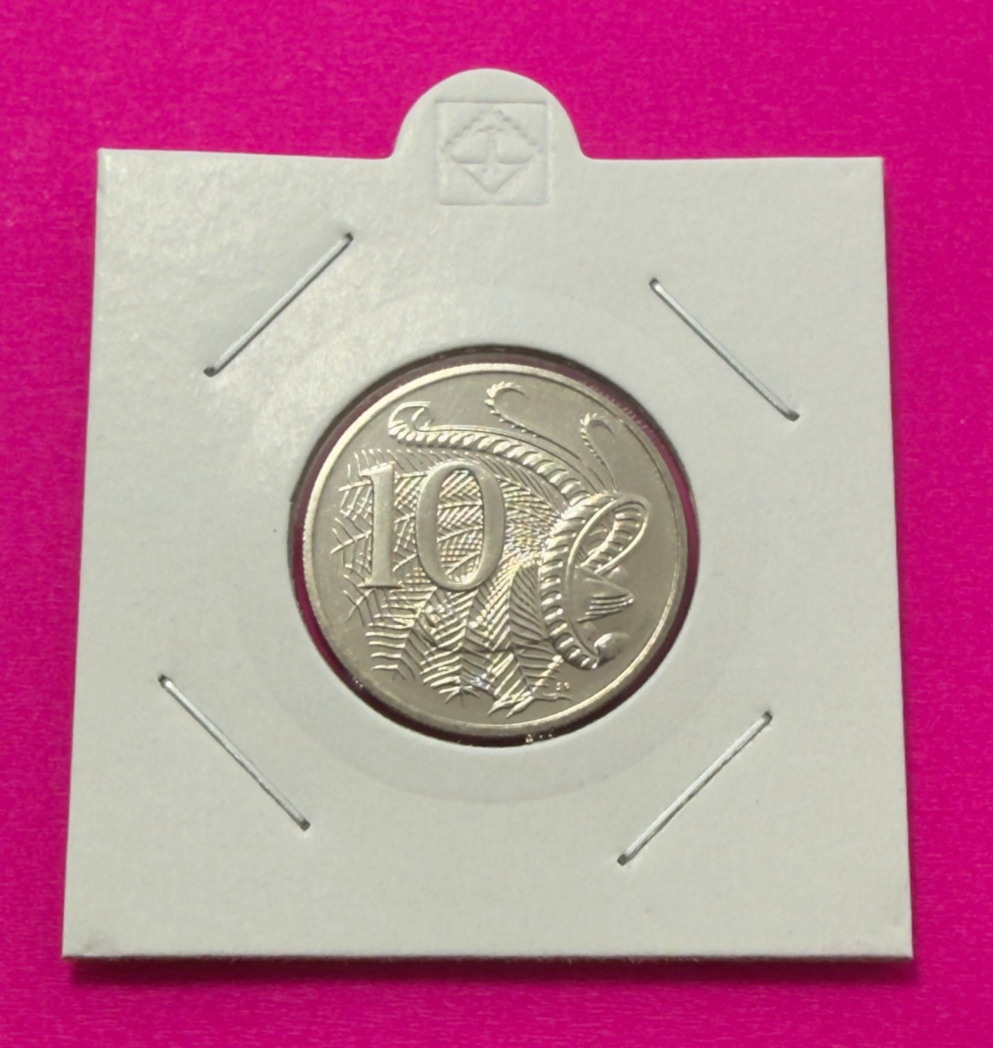 2001 10 Cent Coin - Choice Uncirculated - ex mint set coin - comes in 2x2
