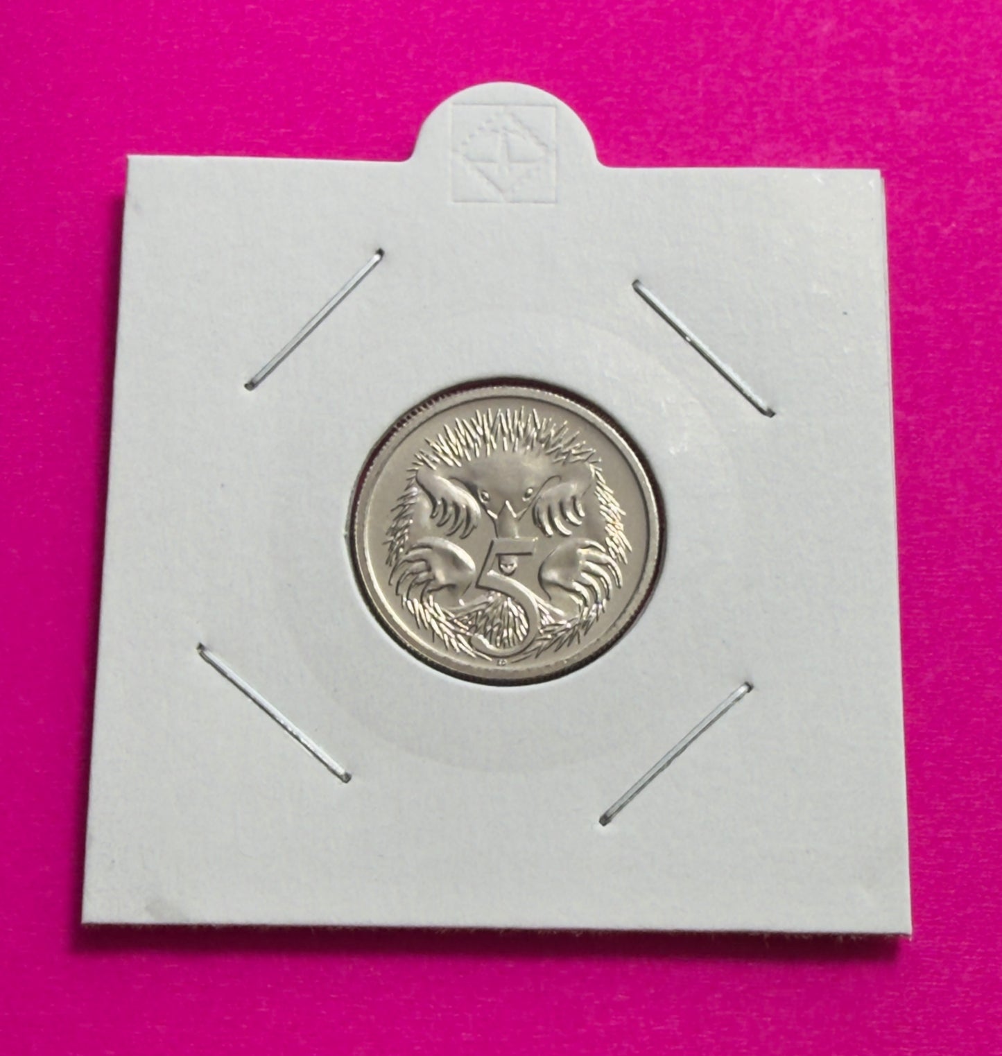 2001 5 Cent Coin - Choice Uncirculated - ex mint set coin - comes in 2x2