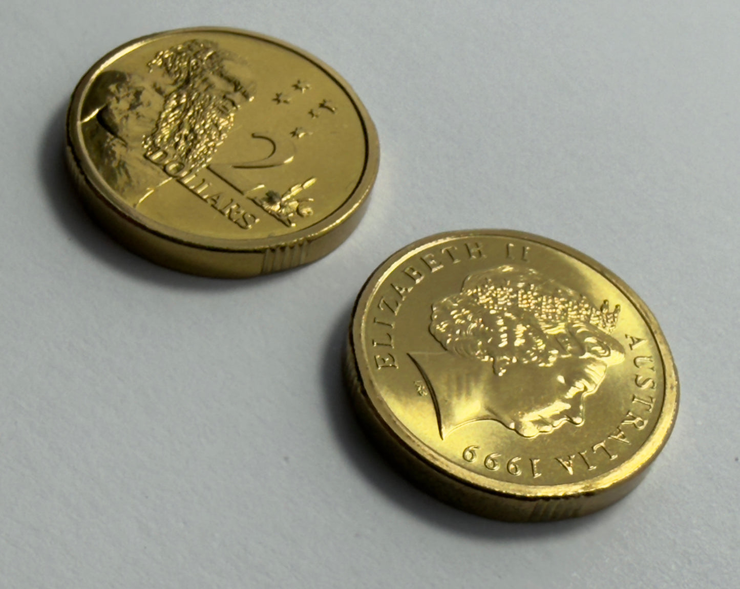 1999 $2 Elder Coin - Choice Uncirculated - ex mint set coin - comes in 2x2