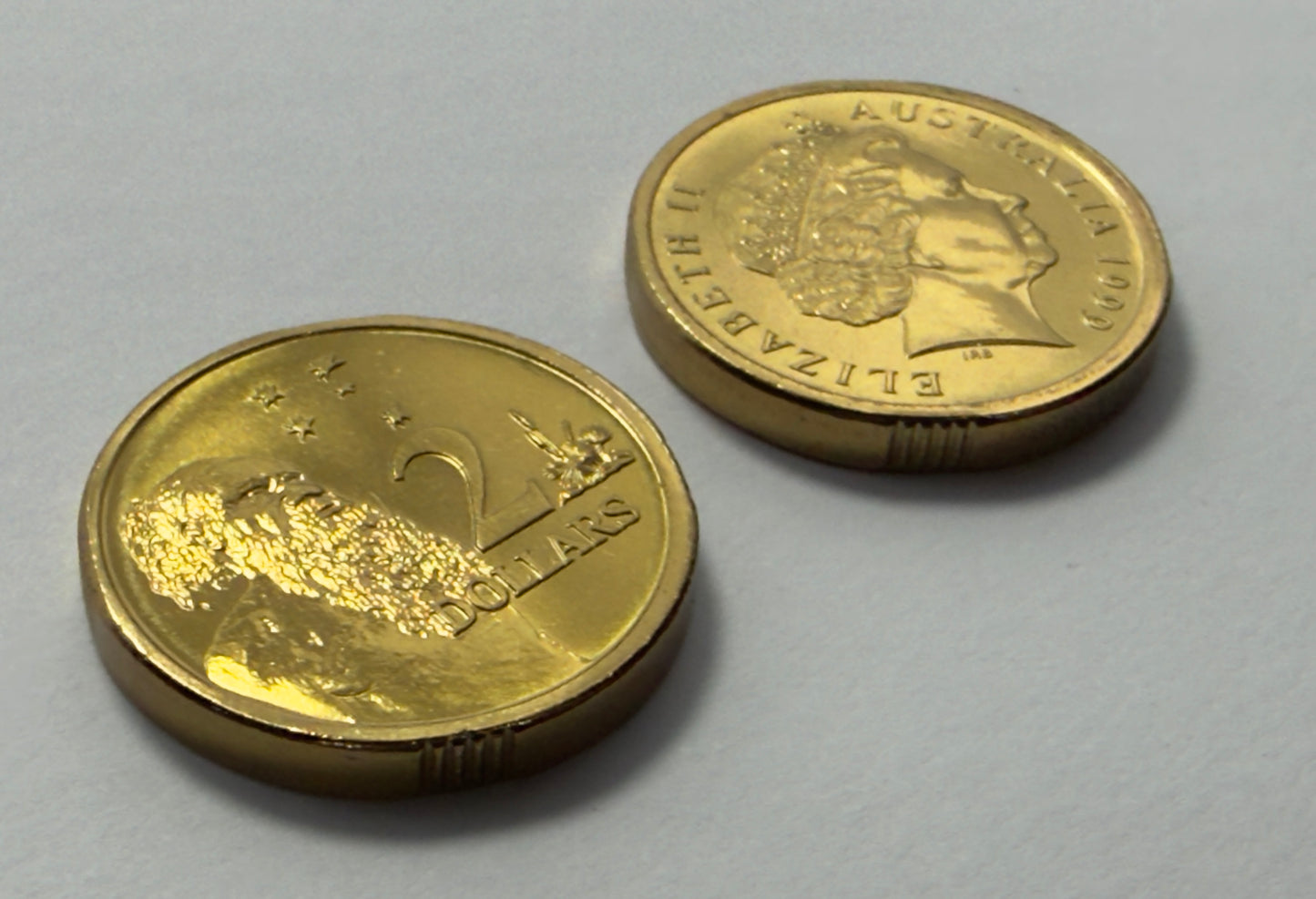 1999 $2 Elder Coin - Choice Uncirculated - ex mint set coin - comes in 2x2
