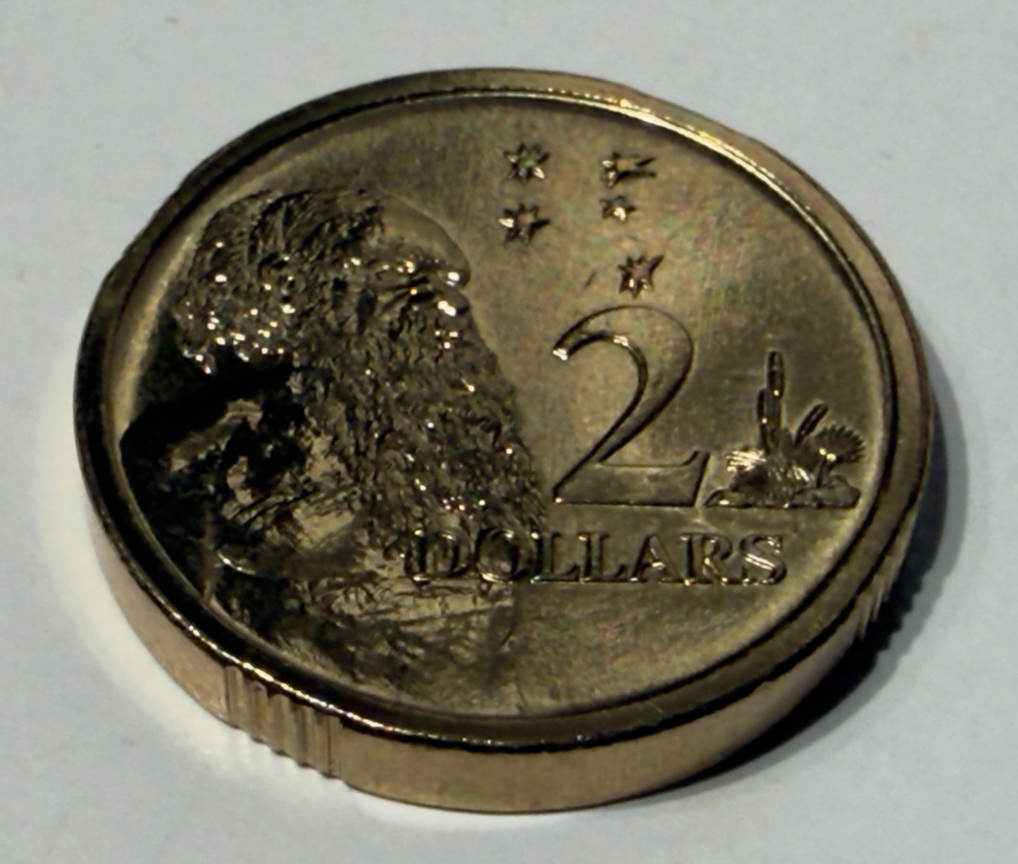 1990 $2 Coin - Choice Uncirculated - ex MINT SET coin - LOW mintage - in 2x2