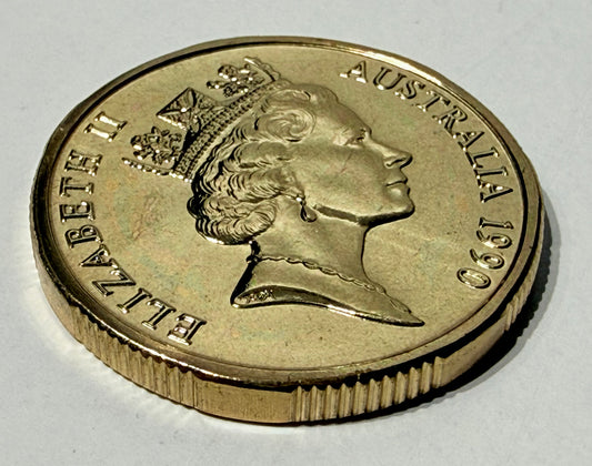 1990 $1 Coin - Choice Uncirculated - MINT SET ONLY coin - One Dollar - in 2x2