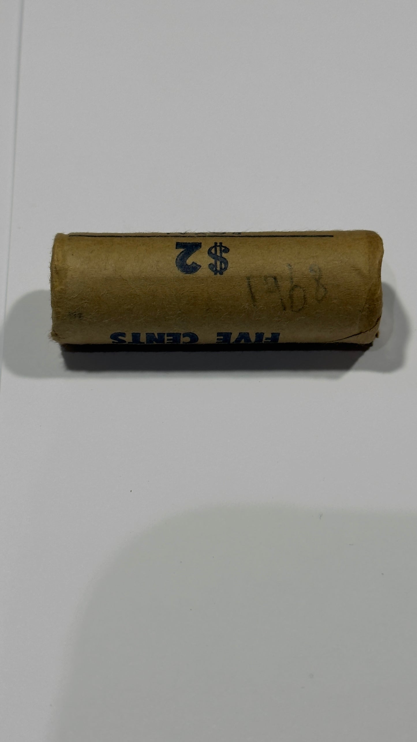 1968 5 Cent Coin - Uncirculated - Five Cent 5c - ex RAM Roll - comes in 2x2