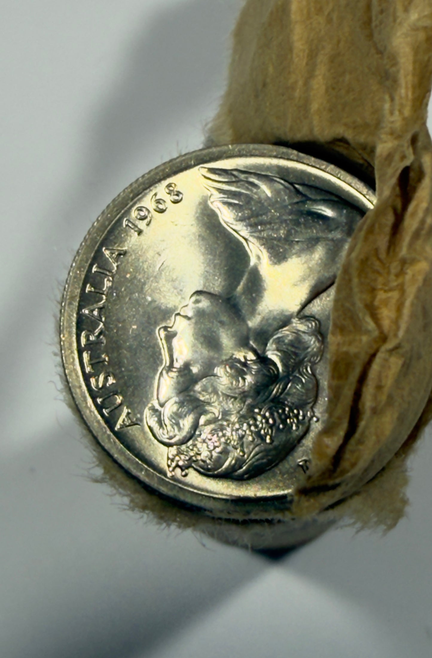 1968 5 Cent Coin - Uncirculated - Five Cent 5c - ex RAM Roll - comes in 2x2