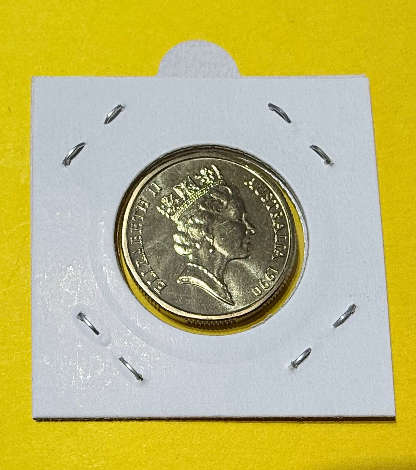 1990 $1 Coin - Choice Uncirculated - MINT SET ONLY coin - One Dollar - in 2x2