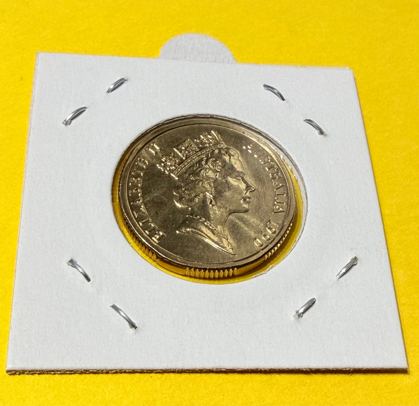 1990 $1 Coin - Choice Uncirculated - MINT SET ONLY coin - One Dollar - in 2x2