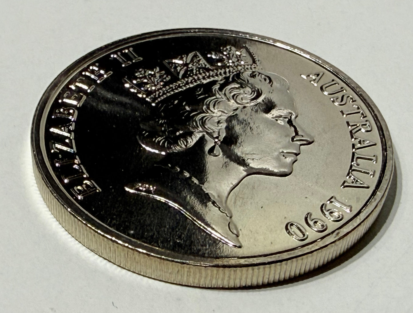 1990 20 Cent Coin - Uncirculated - Ex MINT SET - Twenty Cent Coin - comes in 2x2