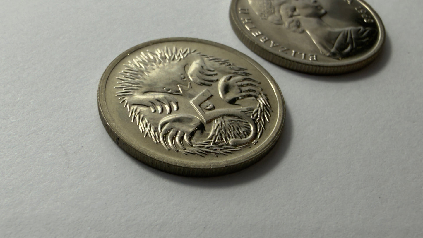 1968 5 Cent Coin - Uncirculated - Five Cent 5c - ex RAM Roll - comes in 2x2