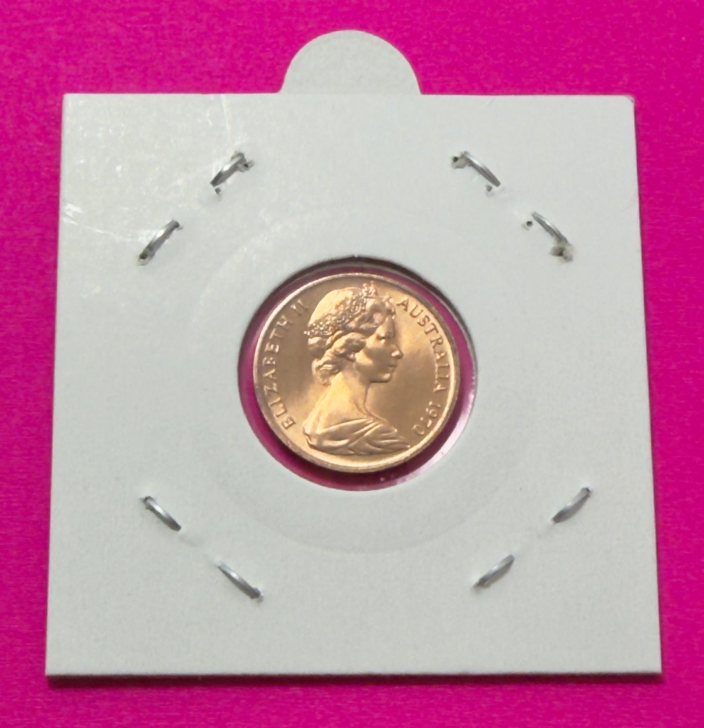 1970 1 Cent Coin - Uncirculated - One Cent Coin - 1c - comes in 2x2