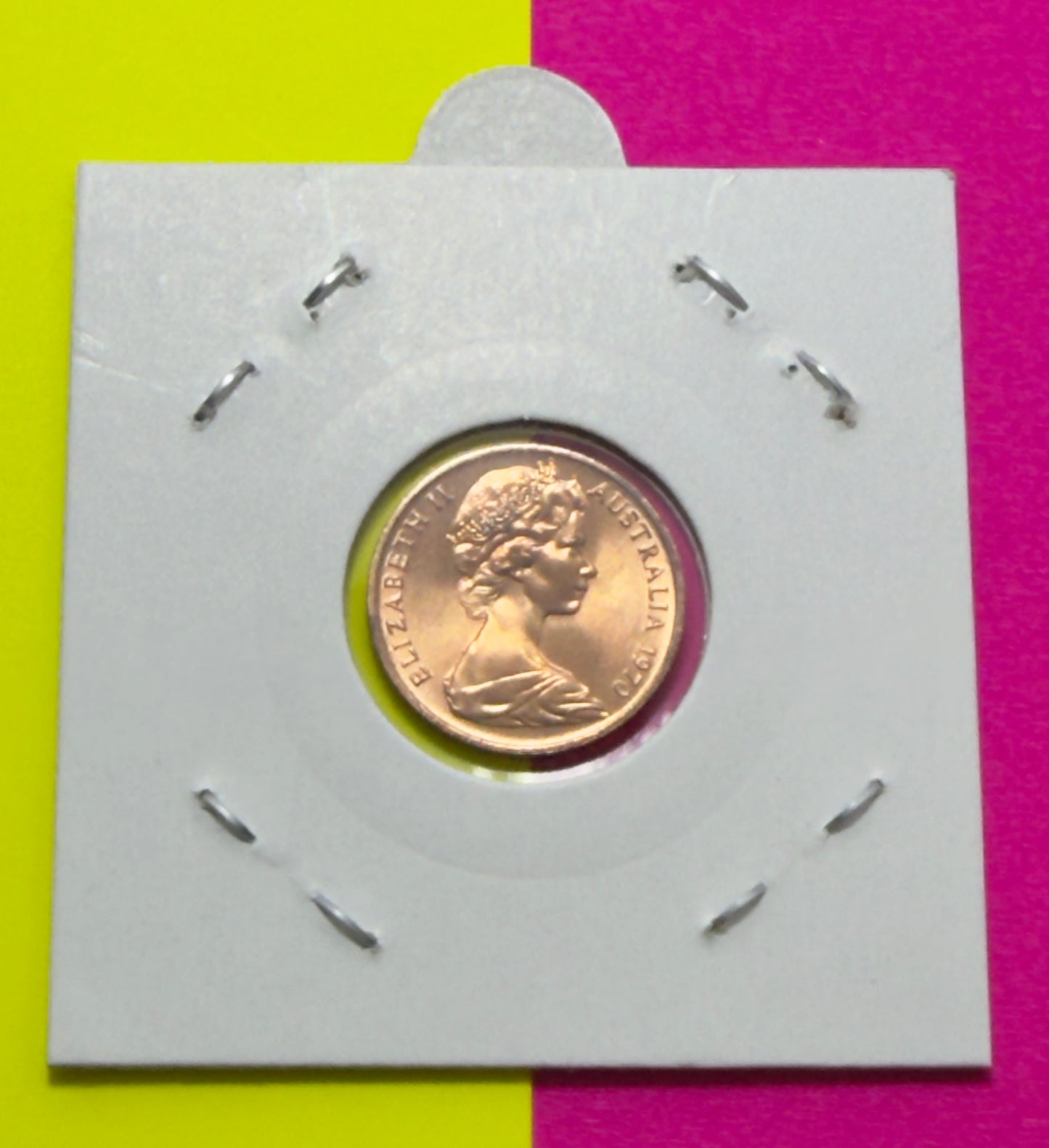 1970 1 Cent Coin - Uncirculated - One Cent Coin - 1c - comes in 2x2