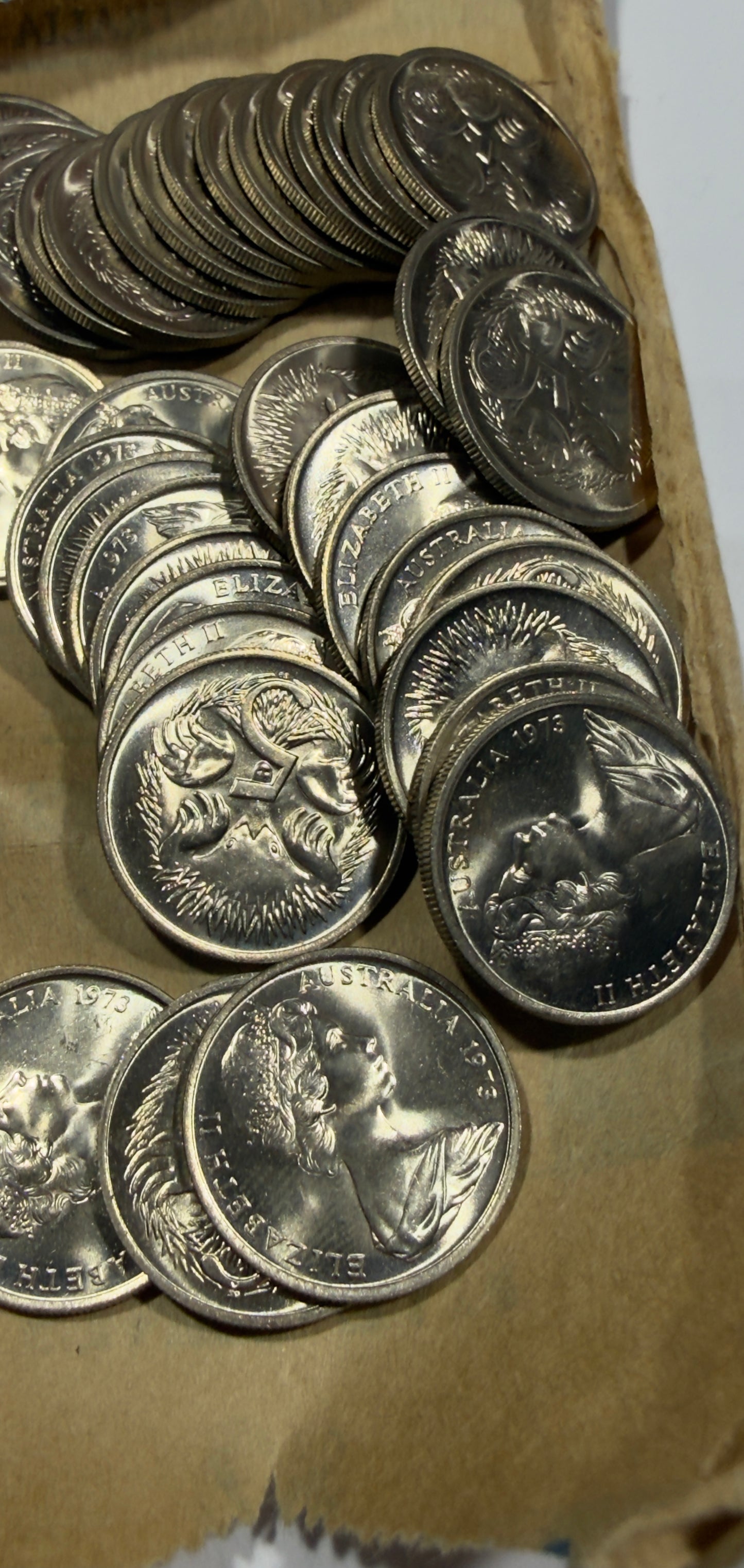 1973 5 Cent Coin - Uncirculated - Five Cent - 5c - Ex RAM Roll - comes in 2x2