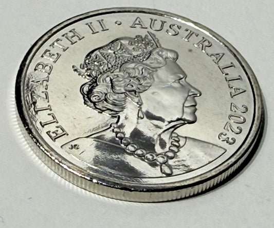 2023 10 Cent Coin - Choice Uncirculated - ex mint set Ten Cent - comes in 2x2