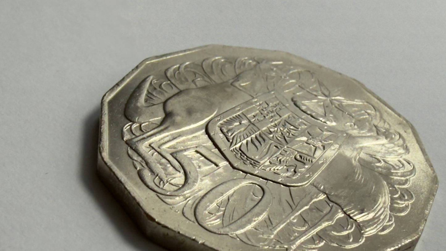1974 50 Cent Coin - Uncirculated - Fifty Cent COA - 50c - comes in 2x2