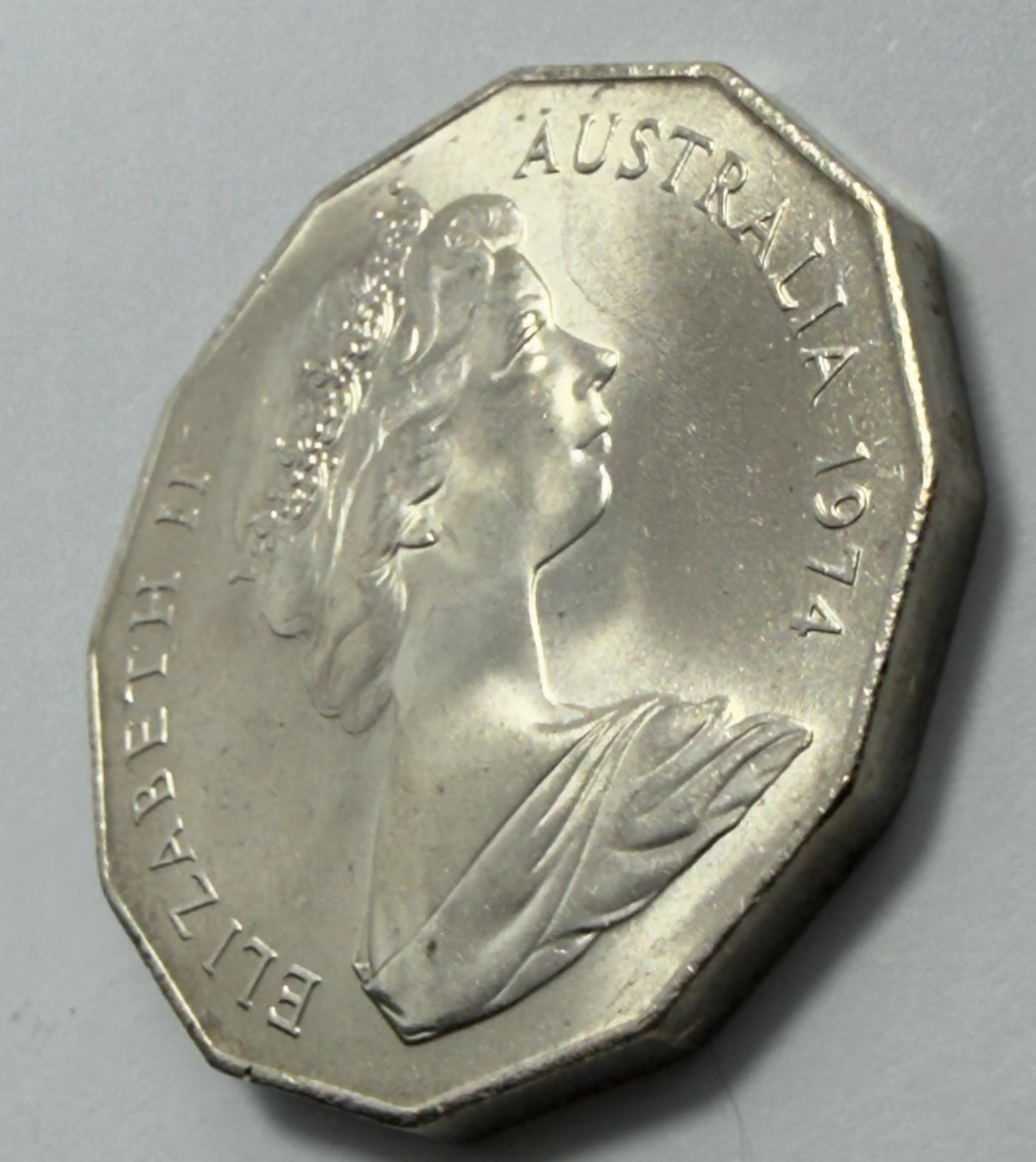 1974 50 Cent Coin - Uncirculated - Fifty Cent COA - 50c - comes in 2x2