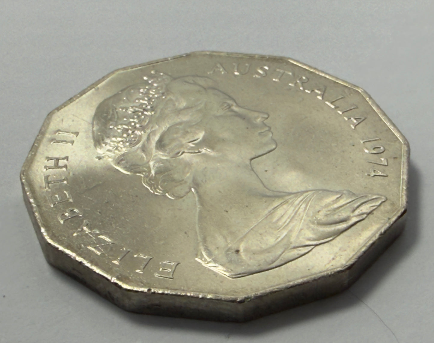 1974 50 Cent Coin - Uncirculated - Fifty Cent COA - 50c - comes in 2x2