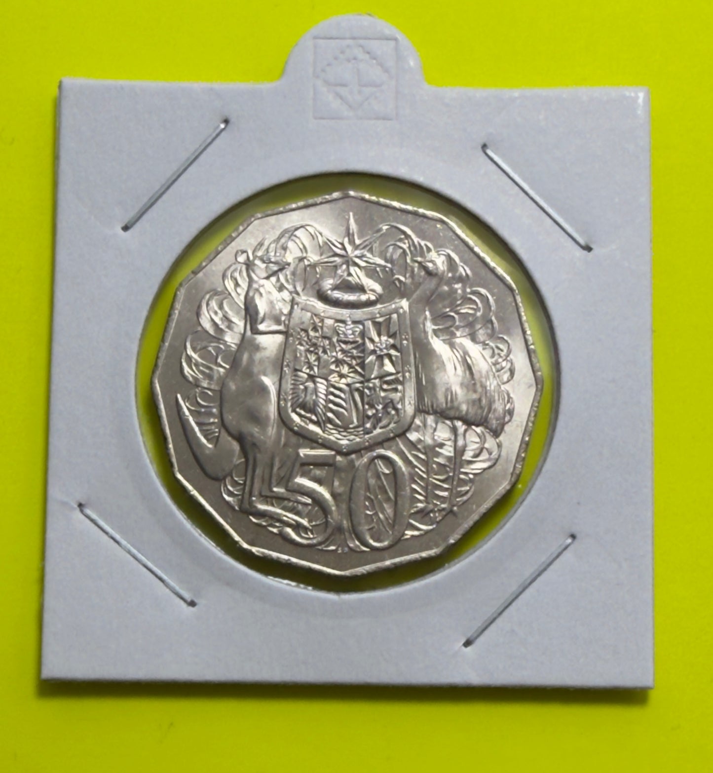 1974 50 Cent Coin - Uncirculated - Fifty Cent COA - 50c - comes in 2x2