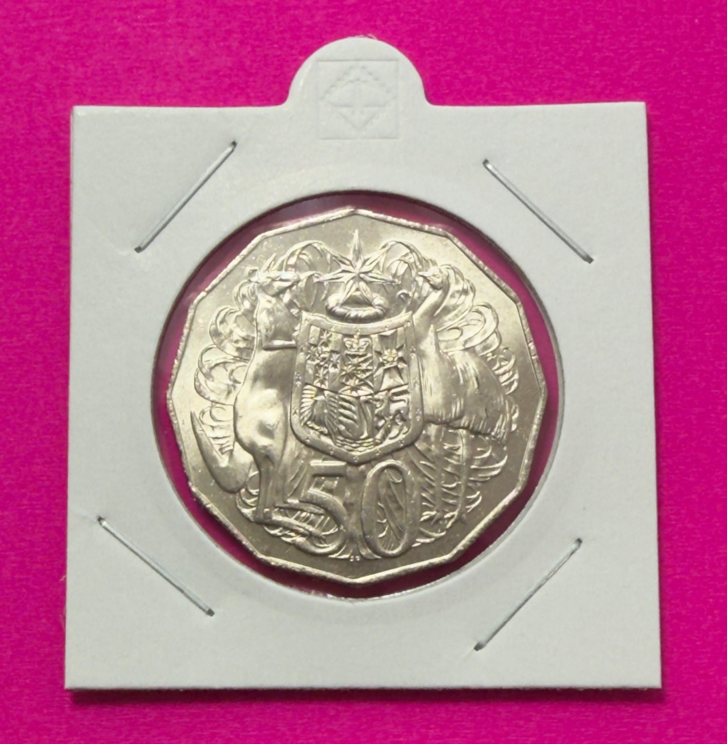 1974 50 Cent Coin - Uncirculated - Fifty Cent COA - 50c - comes in 2x2