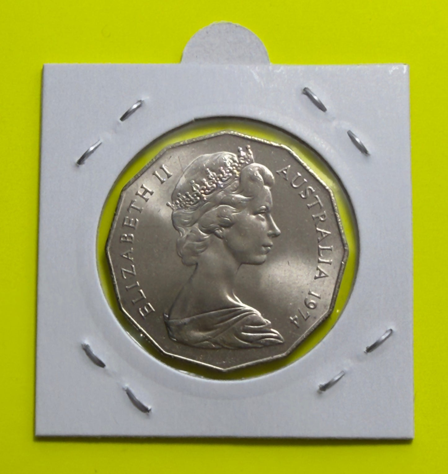 1974 50 Cent Coin - Uncirculated - Fifty Cent COA - 50c - comes in 2x2