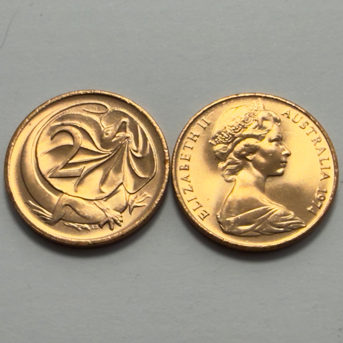 1974 2 Cent Coin - Uncirculated - Two Cent - 2c - comes in 2x2