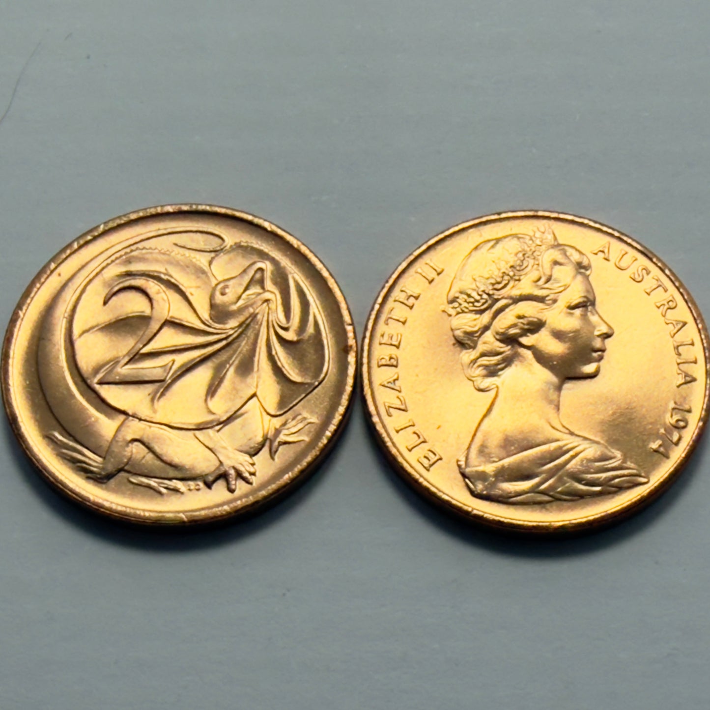 1974 2 Cent Coin - Uncirculated - Two Cent - 2c - comes in 2x2