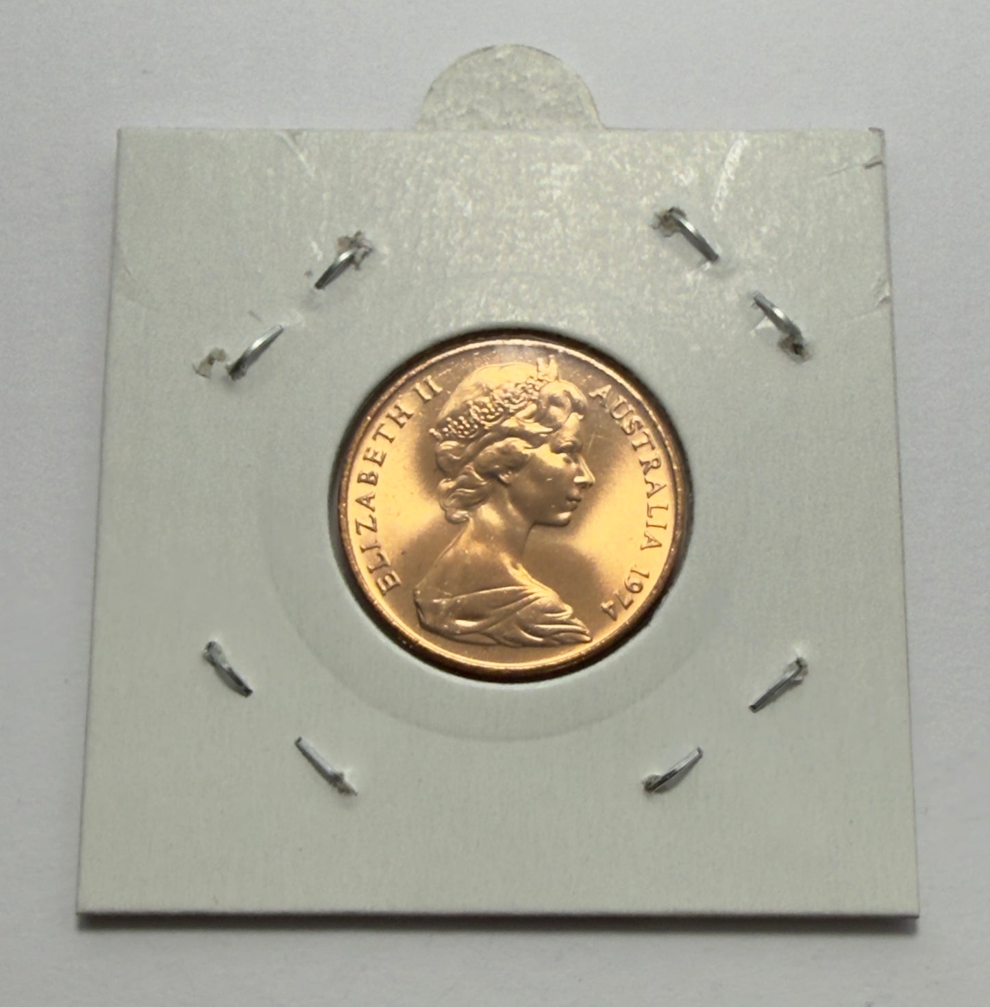 1974 2 Cent Coin - Uncirculated - Two Cent - 2c - comes in 2x2