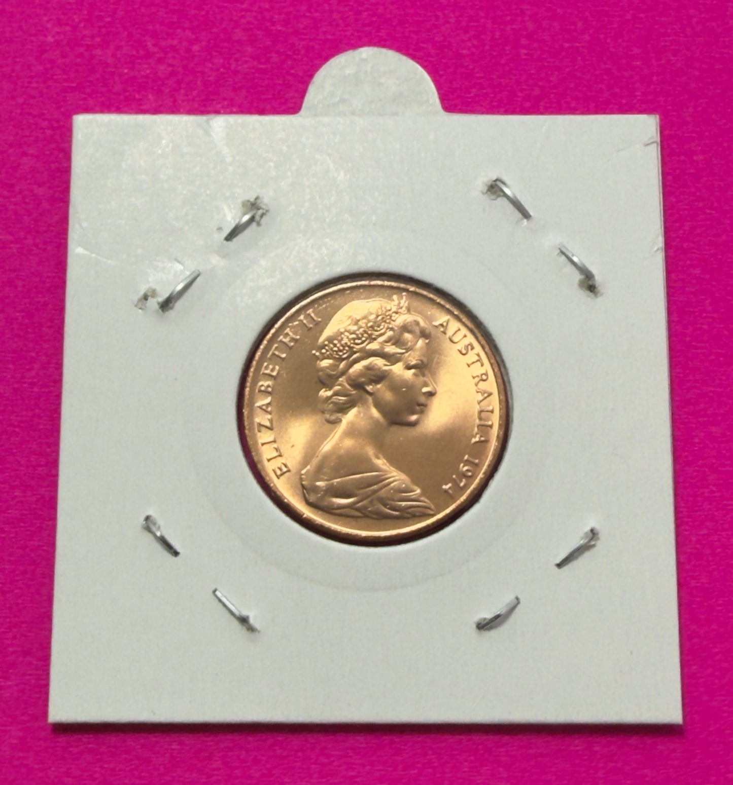 1974 2 Cent Coin - Uncirculated - Two Cent - 2c - comes in 2x2
