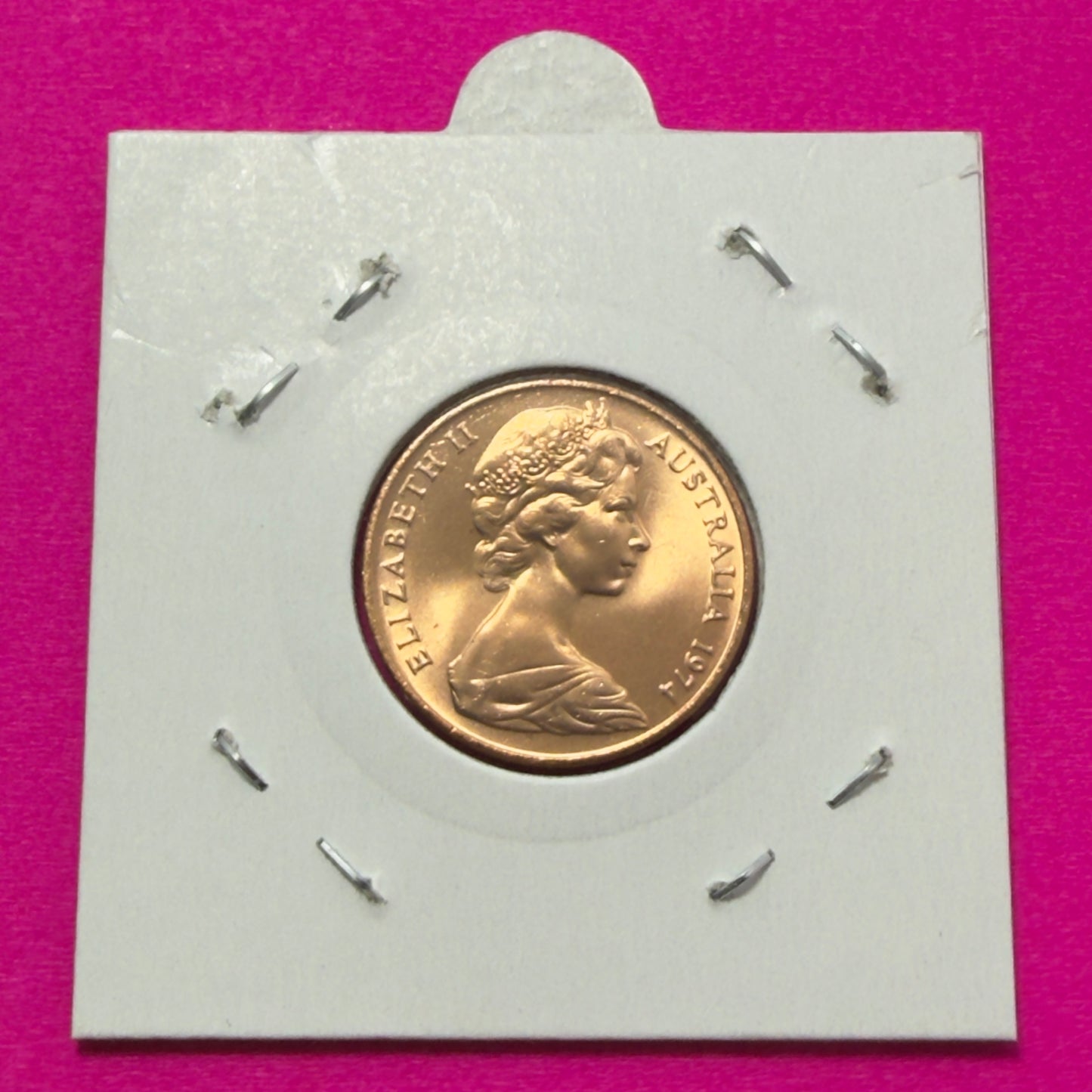 1974 2 Cent Coin - Uncirculated - Two Cent - 2c - comes in 2x2
